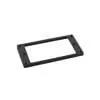 HFS5070BK Boston  humbucker frame, flat bottom slanted top, 5 to 7mm height, black