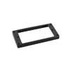 HFS7090BK Boston  humbucker frame, flat bottom slanted top, 7 to 9mm height, black