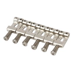   HG105-NI Highwood  contoured vintage S-style bridge saddles 10,50mm string spacing, nickel, set of 6