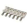 HG105-NI Highwood  contoured vintage S-style bridge saddles 10,50mm string spacing, nickel, set of 6