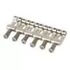 HG105-NI Highwood  contoured vintage S-style bridge saddles 10,50mm string spacing, nickel, set of 6