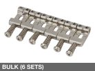 HG108-NIR/6 Highwood  contoured vintage S-style bridge saddles 10,80mm string spacing, nickel reliced, BULK SET of 36