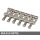 HG108-NIR/6 Highwood  contoured vintage S-style bridge saddles 10,80mm string spacing, nickel reliced, BULK SET of 36