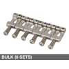 HG108-NIR/6 Highwood  contoured vintage S-style bridge saddles 10,80mm string spacing, nickel reliced, BULK SET of 36