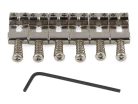 HG112-NIR Highwood  contoured vintage S-style bridge saddles 11,20mm string spacing, nickel RELICED, set of 6