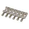 HG112-NIR Highwood  contoured vintage S-style bridge saddles 11,20mm string spacing, nickel RELICED, set of 6