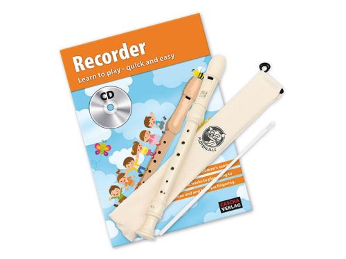 HH 1500 Cascha  soprano recorder with German fingering, incl. English, German, French and Spanish Method