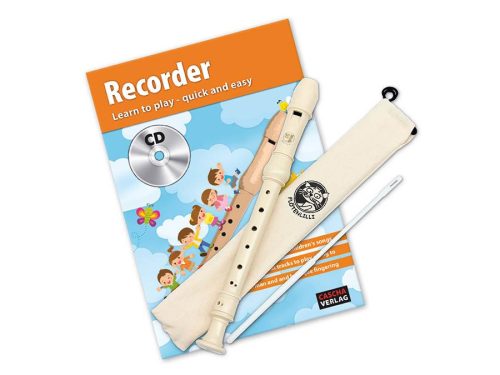 HH 1510 Cascha  soprano recorder with Baroque fingering, incl. English, German, French and Spanish Method