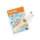 Cascha HH 1510 EN Blockflöten-Set – Barockgriffweise, 3-teilig, ABS, Elfenbein, mit englischer Schule + CD, Tasche und Reinigungsstab