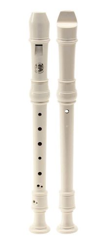 Cascha HH 1510 IT Комплект флейта – барокова система, 3 части, ABS, слонова кост, италианска методика с диск, калъф и пръчка