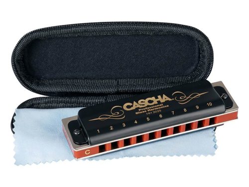 HH 2025 Cascha  professional blues harmonica in C, incl. case and cleaning cloth