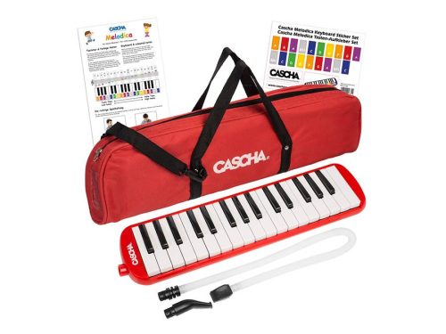 HH 2059 Cascha  melodica red, incl. case and mouthpiece