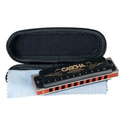  HH 2159 Cascha  professional blues harmonica in D, incl. case and cleaning cloth