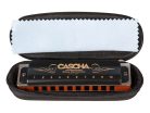 HH 2161 Cascha  professional blues harmonica in A, incl. case and cleaning cloth