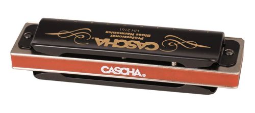 Cascha HH 2161 Професионална Блус Хармоника в Ла – 10-дупкова диатонична, месингови езичета, с мек калъф и кърпа за почистване