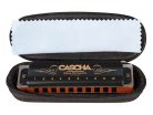 HH 2220 Cascha  professional blues harmonica in E, incl. case and cleaning cloth