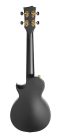 HH 2258 Cascha  carbon fiber concert ukelele with softcase, strap and 3 picks, black