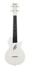 HH 2286 Cascha  carbon fiber concert ukelele with softcase, strap and 3 picks, white