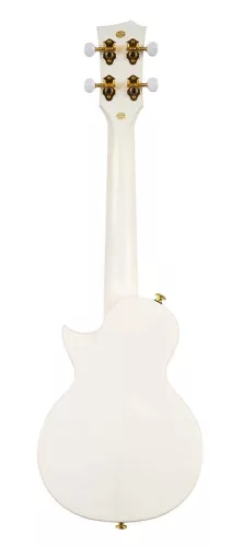 HH 2286 Cascha  carbon fiber concert ukelele with softcase, strap and 3 picks, white