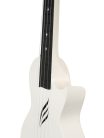 HH 2286 Cascha  carbon fiber concert ukelele with softcase, strap and 3 picks, white