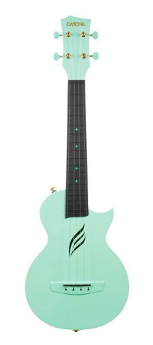 HH 2287 Cascha  carbon fiber concert ukelele with softcase, strap and 3 picks, mint