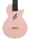 HH 2288 Cascha  carbon fiber concert ukelele with softcase, strap and 3 picks, pink