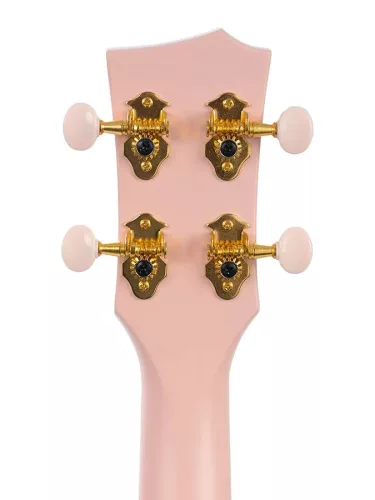 HH 2288 Cascha  carbon fiber concert ukelele with softcase, strap and 3 picks, pink