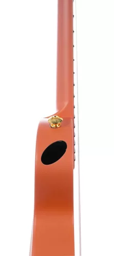 HH 2289 Cascha  carbon fiber concert ukelele with softcase, strap and 3 picks, orange