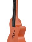 HH 2289 Cascha  carbon fiber concert ukelele with softcase, strap and 3 picks, orange