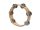 HLW-0812 Hayman  tambourine, no drum head, wood, 8", 12 zils