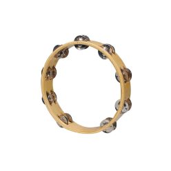   HLW-1018 Hayman  tambourine, no drum head, wood, 10", 18 zils