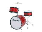 HM-30-MR Hayman Junior Series 3-piece drum kit, small, metallic red