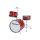 HM-30-MR Hayman Junior Series 3-piece drum kit, small, metallic red