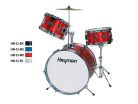 HM-33-BK Hayman Junior Series 3-piece drum kit, black