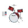 HM-33-MR Hayman Junior Series 3-piece drum kit, metallic red