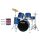 HM-400-BK Hayman Pro Series 5-piece drum kit, double braced stands, drum throne and cymbals included, black