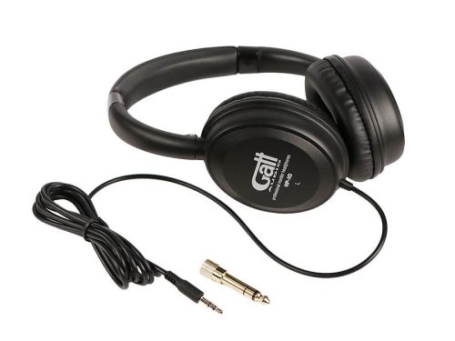 HP-10 Gatt Audio  professional monitoring headphones, large earpads, adaptor jack