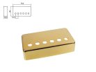 HPC-20-GGR Boston  pickup cover, humbucker, pitch=10,5mm, bridge position, metal gold