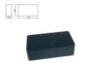 HPC-50-BMN Boston  pickup cover, humbucker, plastic mat black, 70,2x67,6x20,0mm, no holes