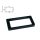 HPF-02-TBK Boston  pickup ring, humbucker, flat, black, plastic, height: 10,0-11,7mm, high