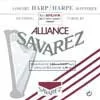HPK-101-R Savarez Alliance small or concert harp string, plain KF, 1,01mm, length: 1,50 meter, red