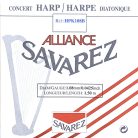 HPK-108B Savarez Alliance small or concert harp string, plain KF, 1,08mm, length: 1,50 meter, black