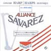 HPK-108B Savarez Alliance small or concert harp string, plain KF, 1,08mm, length: 1,50 meter, black