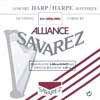 HPK-108R Savarez Alliance small or concert harp string, plain KF, 1,08mm, length: 1,50 meter, red