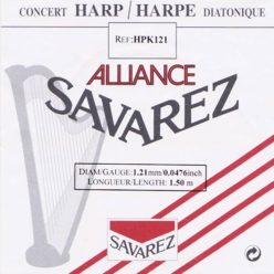   HPK-121 Savarez Alliance small or concert harp string, plain KF, 1,21mm, length: 1,50 meter