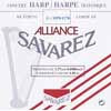 HPK-127B Savarez Alliance small or concert harp string, plain KF, 1,27mm, length: 1,50 meter, black