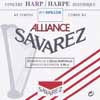 HPK-132-B Savarez  small or concert harp string, plain KF, 1,32mm, length: 1,50 meter, black