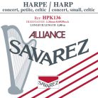 HPK-136 Savarez Alliance small or concert harp string, plain KF, 1,36mm, length: 1,50 meter