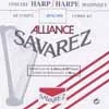 HPK-145-B Savarez  small or concert harp string, plain KF, 1,45mm, length: 1,50 meter, black