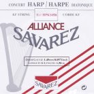 HPK-145R Savarez Alliance small or concert harp string, plain KF, 1,45mm, length: 1,50 meter, red